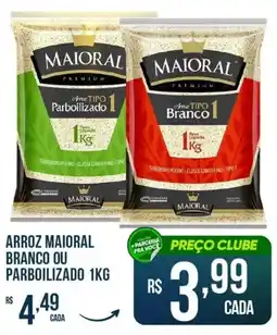 Rede Parceria Arroz maioral branco ou parboilizado 1kg oferta
