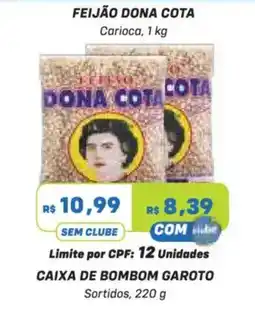 Prezunic Feijão dona cota carioca oferta