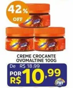 Pinheiro Supermercado creme crocante ovomaltine oferta