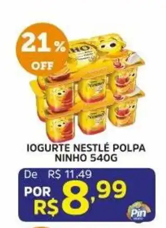 Iogurte nestlé polpa ninho