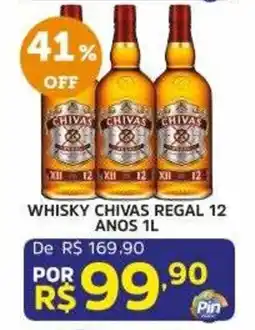 Pinheiro Supermercado Whisky chivas regal 12 anos oferta