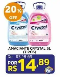 Pinheiro Supermercado Amaciante crystal 5l (tipos) oferta