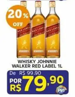Pinheiro Supermercado Whisky johnnie walker red label oferta