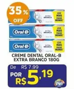 Pinheiro Supermercado Creme dental oral-b extra branco oferta