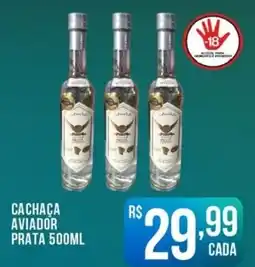 Rede Parceria Cachaça Aviador Prata oferta
