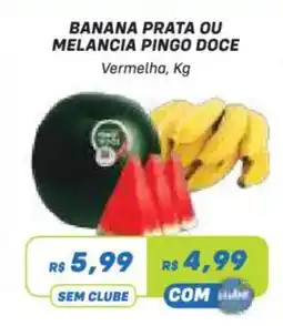 Prezunic banana prata ou melancia pingo doce oferta