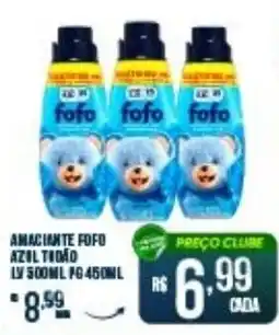Rede Parceria Amaciante fofo azul tido oferta