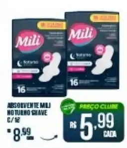 Rede Parceria Absorvente mili noturno suave oferta