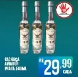 Rede Parceria Cachaça Aviador Prata oferta