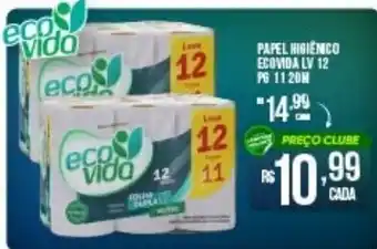 Papel higiênico ecovida lv 12