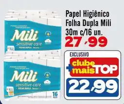 Rede Top Papel Higiênico Folha Dupla Mili oferta