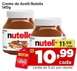 Rede Vivo Creme de Avelã Nutella oferta