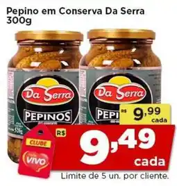 Rede Vivo Pepino em conserva da serra oferta