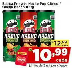 Rede Vivo Batata pringles nacho pop cítrico / queijo nacho oferta