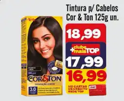 Rede Top Tintura p/ Cabelos Cor & Ton oferta