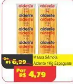 Royal Supermercados Massa Sêmola Aldente 1Kg Espaguete oferta