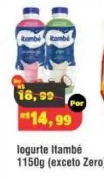 Royal Supermercados logurte itambé oferta