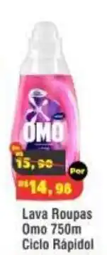 Royal Supermercados Lava Roupas Omo 750m Ciclo Rápido oferta