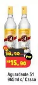 Royal Supermercados Aguardente 51 oferta