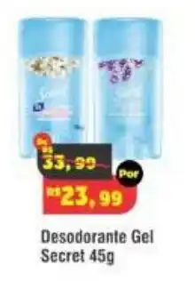 Royal Supermercados Desodorante Gel Secret oferta