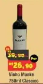 Royal Supermercados Vinho Manke oferta