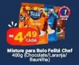 Super Show Mistura para Bolo Felita Chef oferta
