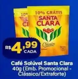 Super Show Café Solúvel Santa Clara oferta