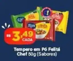 Super Show Tempero em Pó Felitá Chef oferta