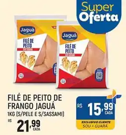 Supermercado Guará Filé de peito de frango jaguá oferta