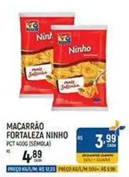 Supermercado Guará Macarrão fortaleza ninho oferta
