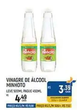 Supermercado Guará vinagre de álcool minhoto oferta