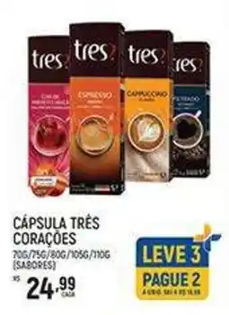 Supermercado Guará Cápsula Três Corações oferta