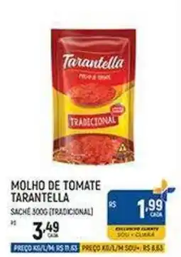 Supermercado Guará molho de tomate tarantella oferta