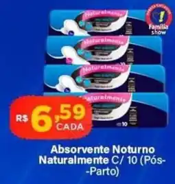 Super Show Absorvente Noturno Naturalmente oferta