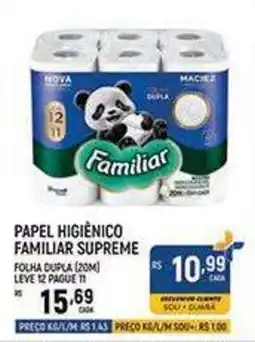 Supermercado Guará Papel higiênico familiar supreme oferta