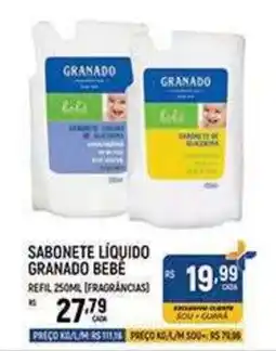 Supermercado Guará Sabonete líquido granado bebê oferta