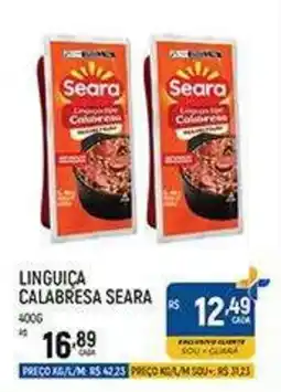 Supermercado Guará Linguiça calabresa seara oferta