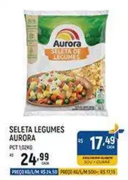 Supermercado Guará seleta legumes aurora oferta