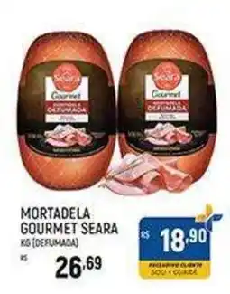 Supermercado Guará Mortadela gourmet seara oferta