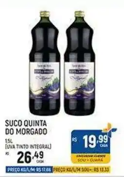 Supermercado Guará Suco quinta do morgado oferta