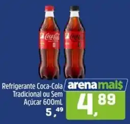 Arena Atacado Refrigerante coca-cola tradicional ou sem açúcar oferta