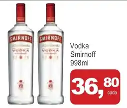 Mineirão Atacarejo Vodka smirnoff oferta