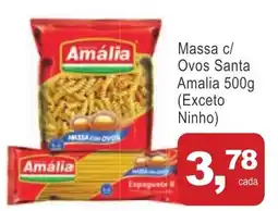 Mineirão Atacarejo Massa c/ Ovos Santa Amalia oferta