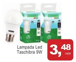 Mineirão Atacarejo Lampada Led Taschibra 9W oferta