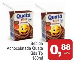 Mineirão Atacarejo Bebida achocolatada quatá kids tp oferta