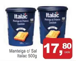 Mineirão Atacarejo Manteiga c/ Sal Italac oferta