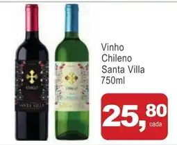 Mineirão Atacarejo Vinho Chileno Santa Villa oferta