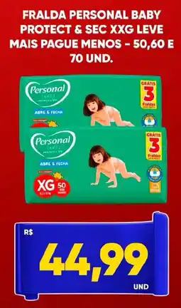 Tatico Fralda personal baby protect & sec xxg oferta