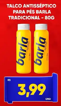 Tatico Talco antisséptico para pés barla tradicional oferta