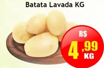Batata lavada kg
